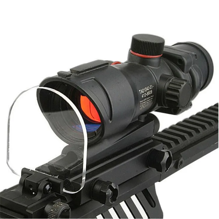 Прицел прозрачный пуленепробиваемая линза протектор Красный Зеленая точка