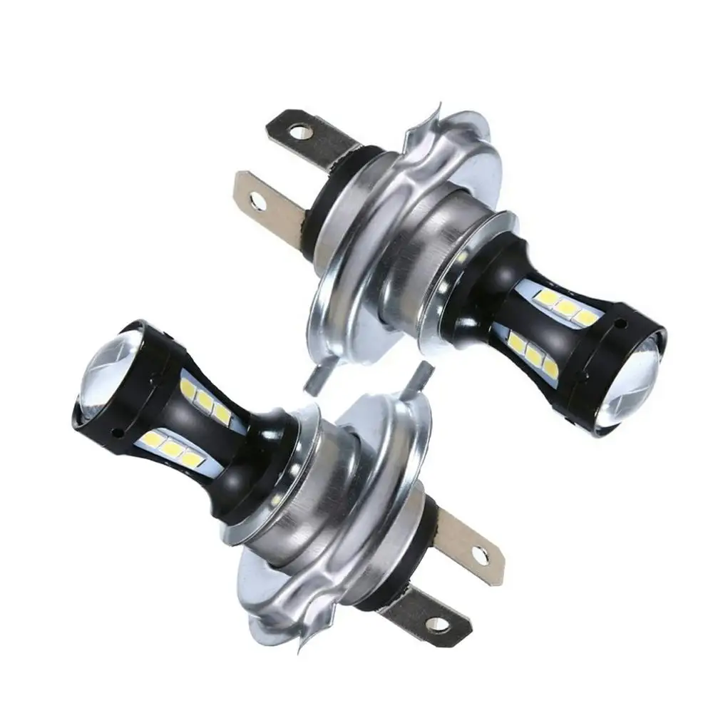 

1 Pair High Power H4 3030 18SMD Car Fog Lights LED Headlight Taillight Reversing Light 6000K Signal Steering Brake Lamp