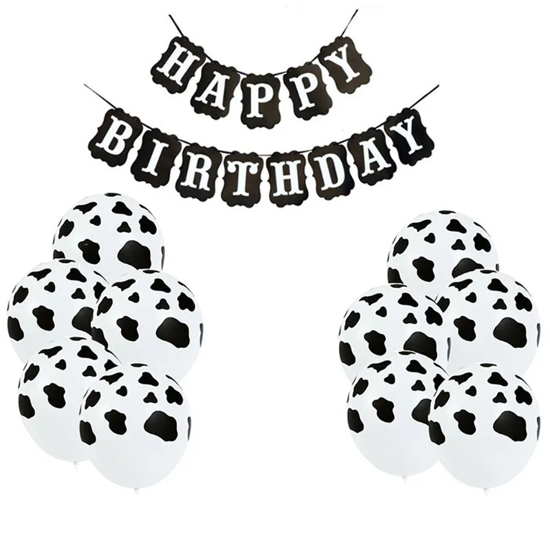 Праздничный набор С Днем Рождения корова тематическая вечеринка на день