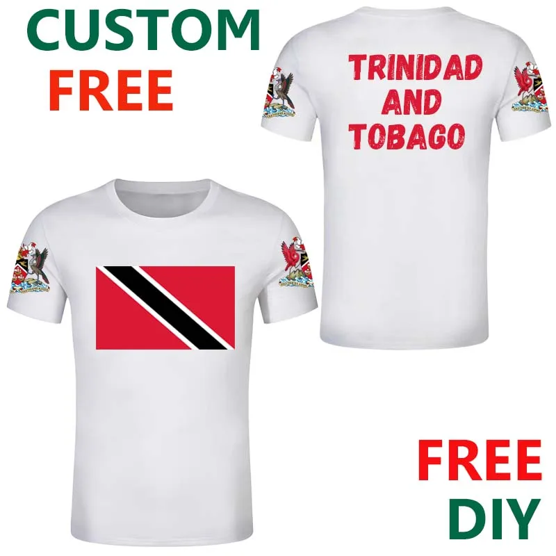 Тринидад и Тобаго Флаг Футболка собственными руками Сделай Сам бесплатная
