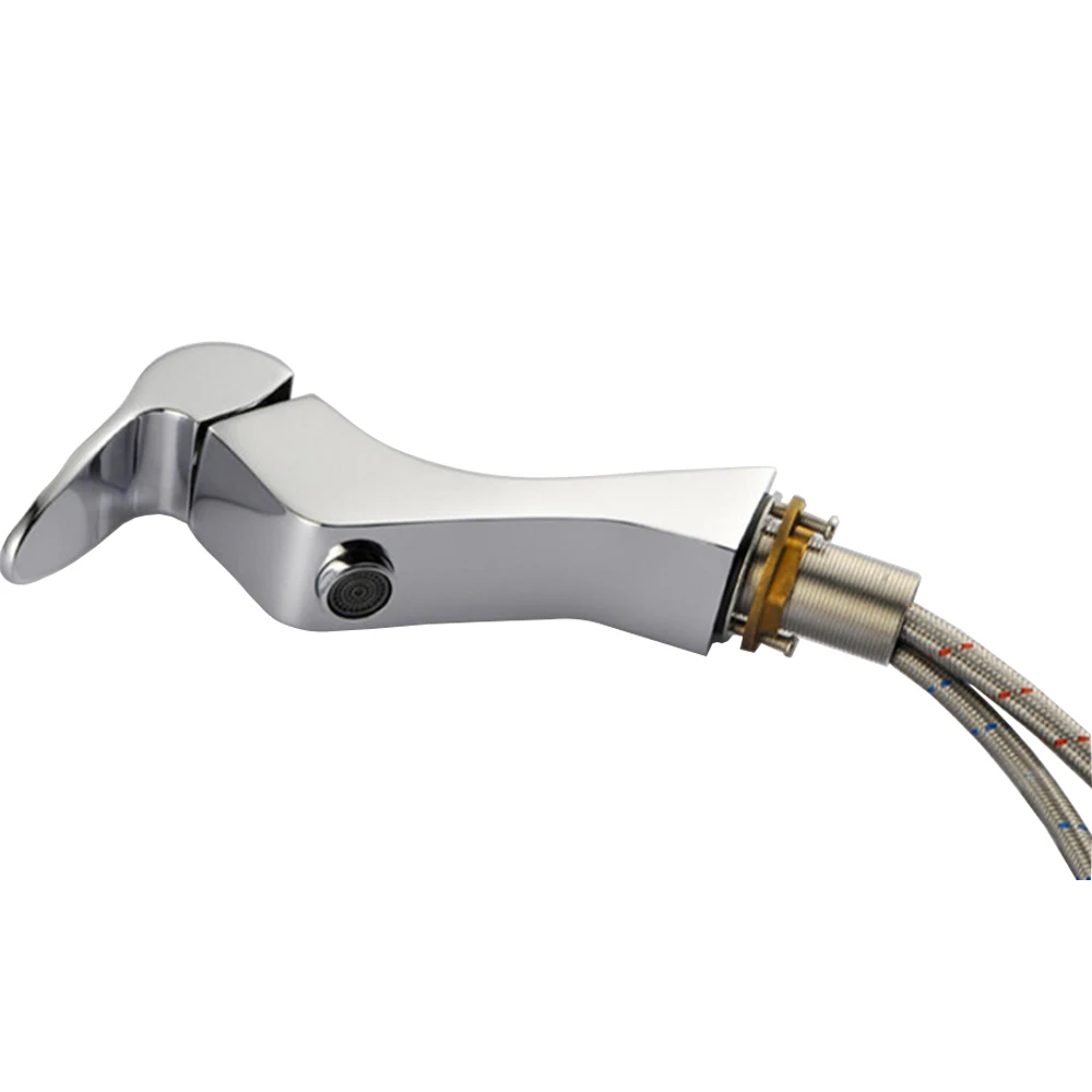 BAOLINLONG латунный хромированный смеситель для раковины смесители ванной комнаты с