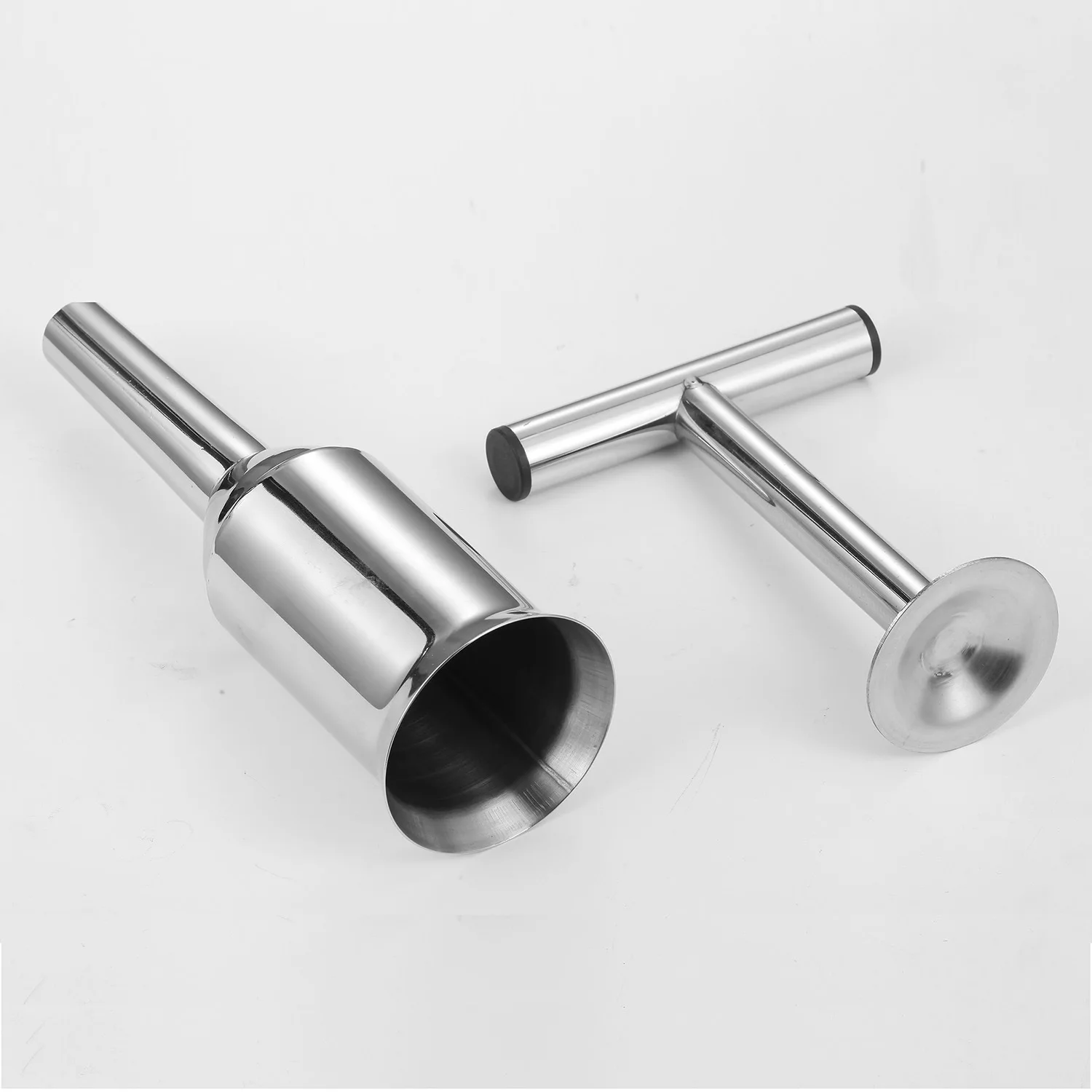 

Stainless Steel Manual Sausage Filler Filling Stuffer Meat Syringe