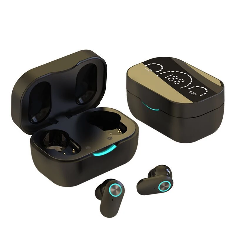 

3500mAh Wireless Earphones V5.2 TW32 Wireless Bluetooth-compatible Headphones LED Display With Power Bank Headsets With Mic