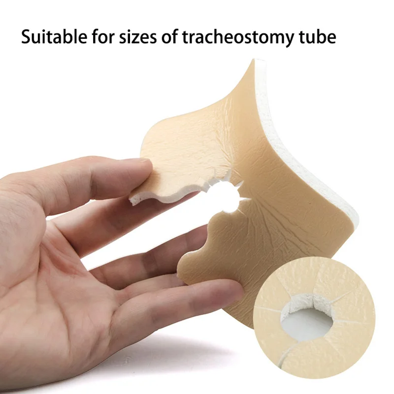 5 шт одноразовые трахеальные канюли дренажные tracheostomy трубки уход tracheo пенная