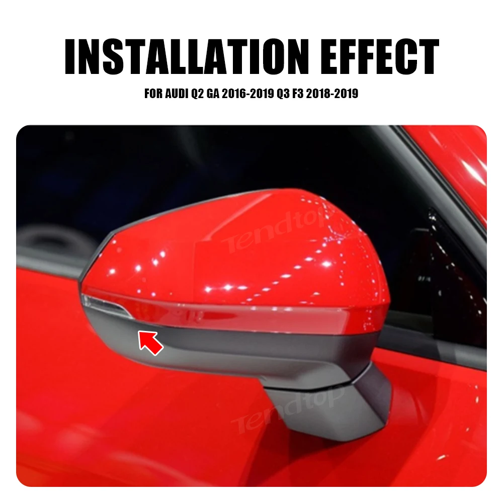 

12V Scroll Dynamic LED Sequential Blinker Indicator Mirror Turn Signal Light Car Styling Accessories For Audi Q2 GA Q3 F3