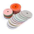 Шлифовальный диск 34 дюйма, накладки для влажной алмазной полировки плитки, мрамора, гранита, полировки, гибкий камень, керамика, электроинструменты