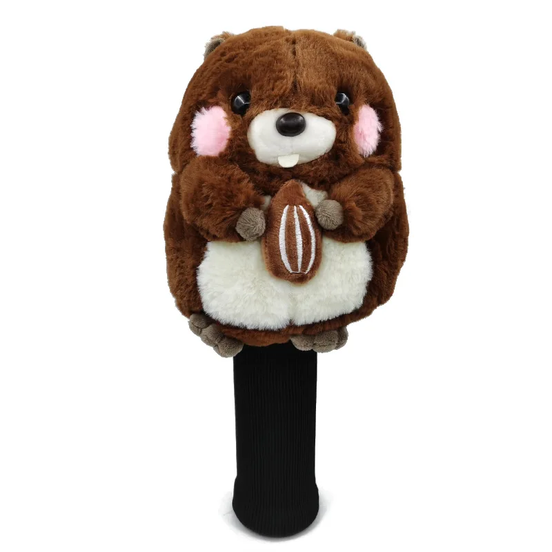 Мультяшный Бобер 460cc головной убор водителя чехол с милыми животными для гольфа