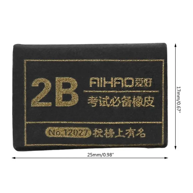 2B Pencils Eraser Sketch Drawing Rubber Pencil Cube Office Erasers for School Student Kids Art Painting Correction Supply | Канцтовары