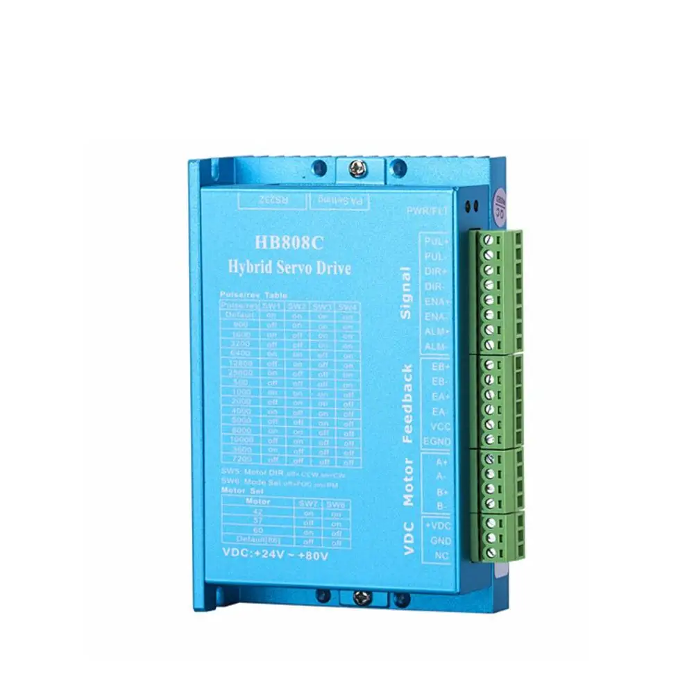 

1.5N.m Nema23 closed loop stepper motor kit 57mm 57HB250-54B with HB808C Hybird step driver 2 phase