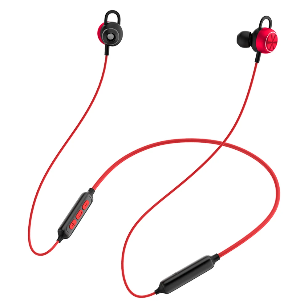 Red Simvict Bluetooth наушники Беспроводная Гарнитура 3D стерео наушники Handsfree наушники с микрофоном для спортивных игр - Цвет: Red