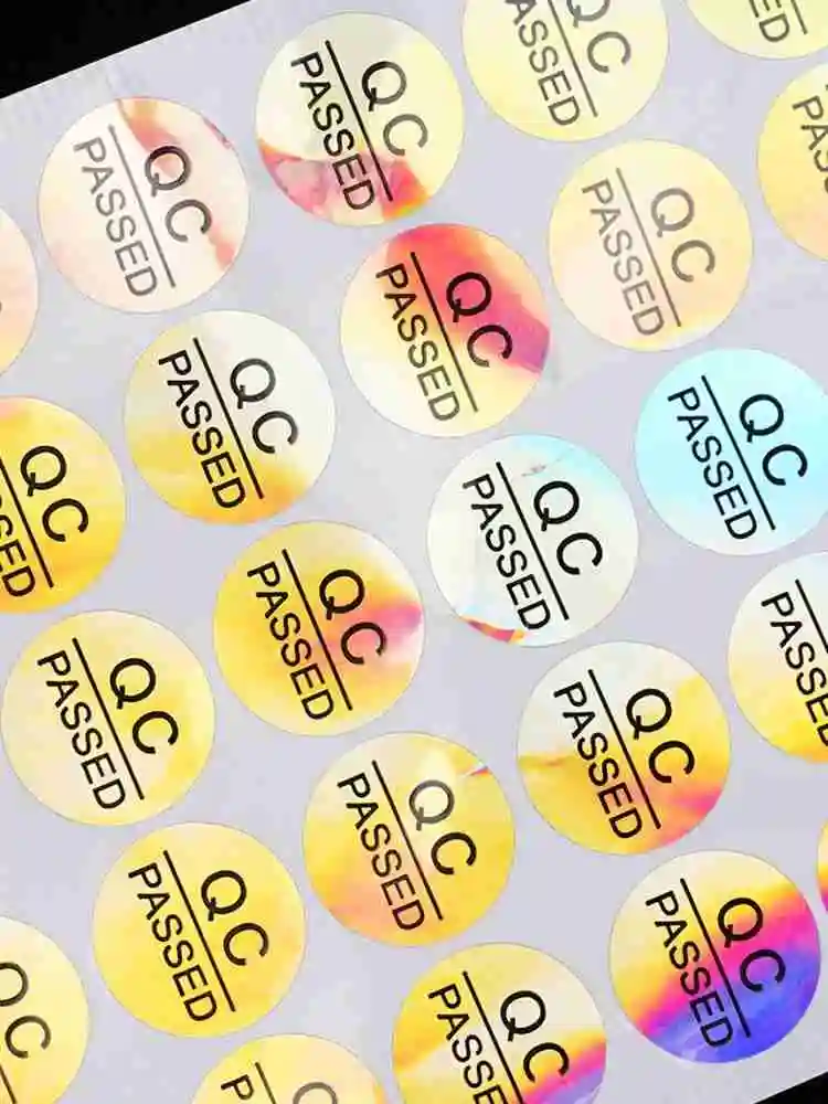 

Hologram Sticker QC Certified Sticker Diameter 1cm 10mm Home Appliances And 50pcs 10 Lot Waterproof For Electronic / * E8I6