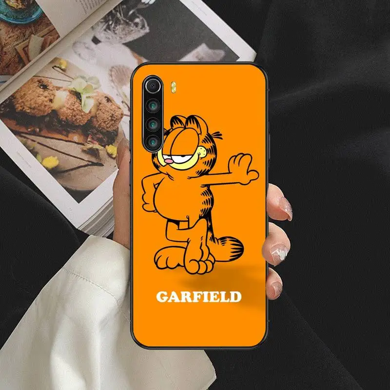 

Garfield Phone Case For Xiaomi F1 mi10lite 5 8se pro note2 3 6 8explorer 9t a2lite Cover Fundas Coque