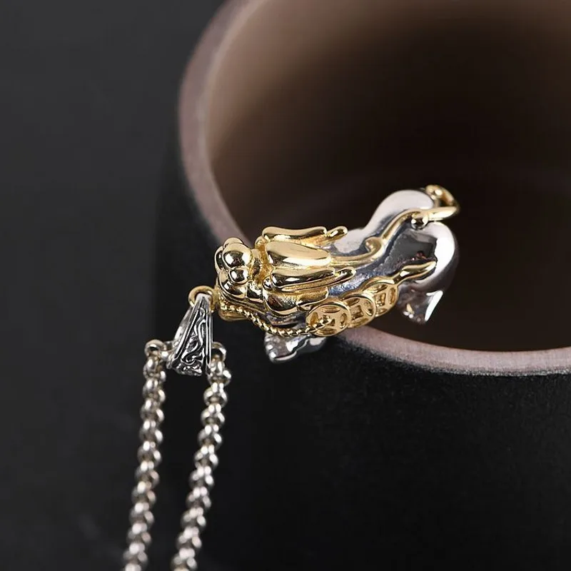 BOCAI Новинка 100% серебряные ювелирные изделия в этническом стиле ретро деньги