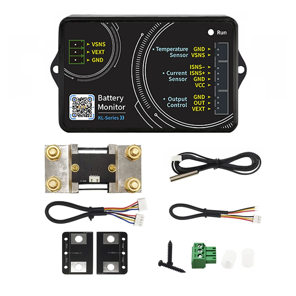 

JUNTEK KL160F 0~600A High-precision Coulomb Counter BT APP Monitoring Lithium Battery Lithium Iron Phosphate Capacity Tester