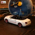 Bburago 1:18 Bentley Continental автомобильный брелок для автомобильных ключей, имитационная модель автомобиля украшение для дома подарок игрушка Литье под давлением модель игрушка для мальчиков