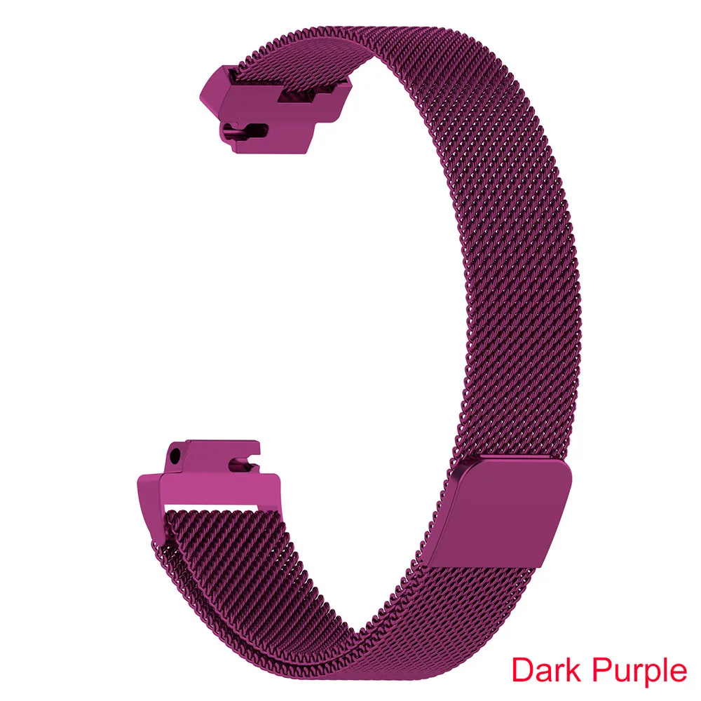 Многоцветный Essidi Миланский ремешок для Fitbit inspire HR умный Браслет магнитный ремешок из нержавеющей стали застежка для Fitbit inspire - Цвет: Многоцветный