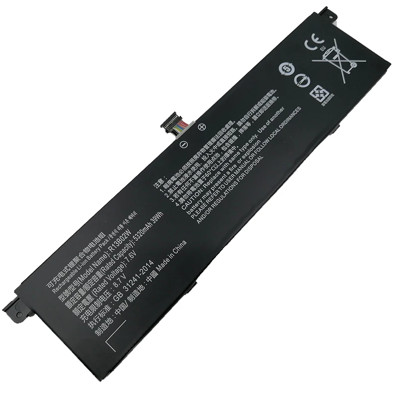 

Genuine Original R13B01W R13B02W laptop battery for Xiaomi Mi Air 13.3" Series Tablet PC 161301-01 New battery