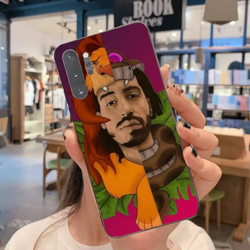 

HPCHCJHM PNL Rapper Soft Rubber Phone Cover For Samsung Note 7 8 9 10 Lite Plus Galaxy J7 J8 J6 Plus 2018 Prime