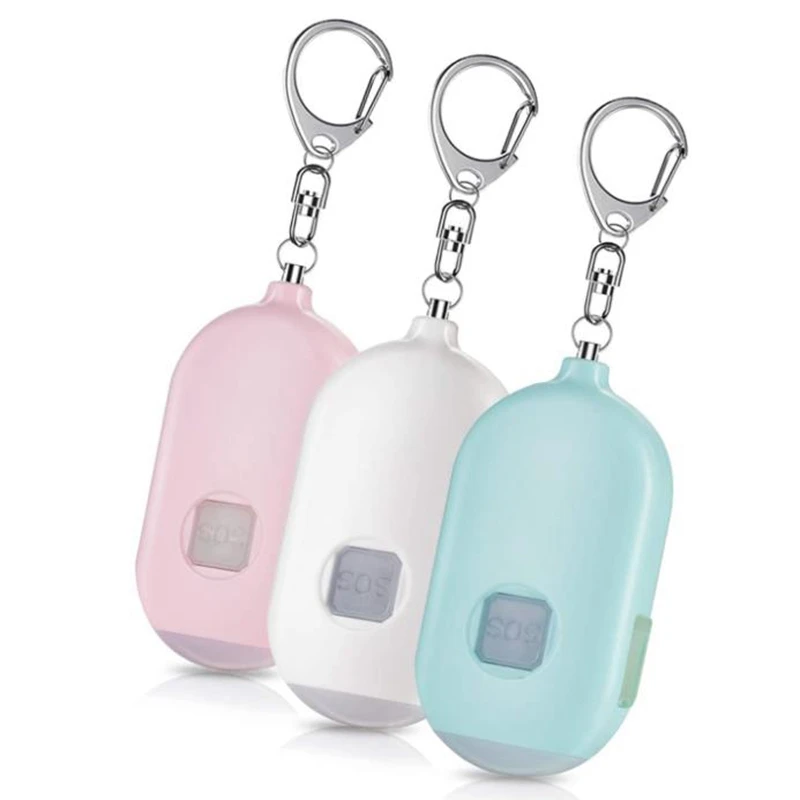 

3 Pcs Safe Sound Personal Alarm,130DB Alarm Keychain,LED Flashlight,USB Rechargeable Security Siren,for Women,Kids,Etc