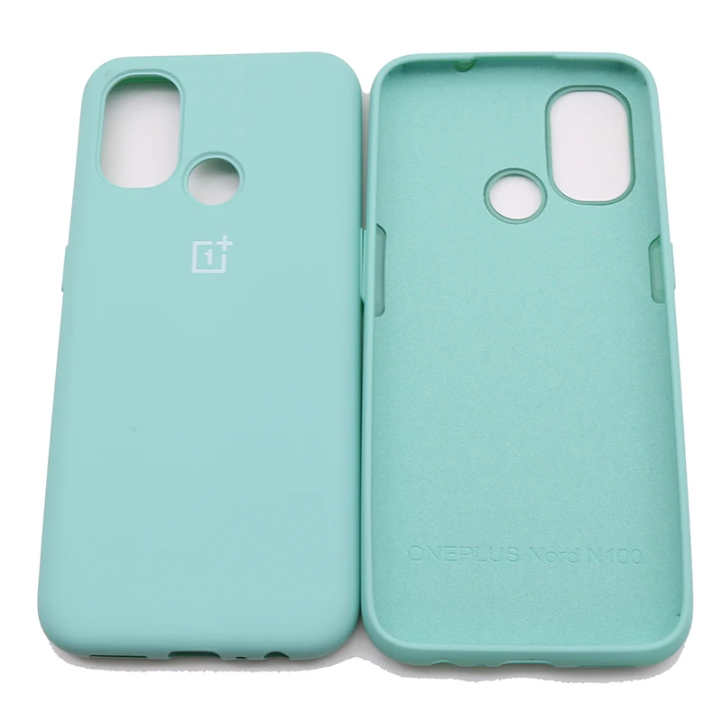 Оригинальный чехол Oneplus Nord N10 мягкий жидкий силиконовый для One plus N100 тонкая мягкая