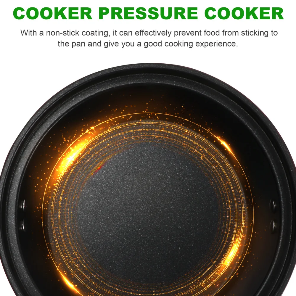 

1 Pc Sturdy Household Micro-pressure Cooker Induction Cooker Non-stick Iron Pot Stew Pot