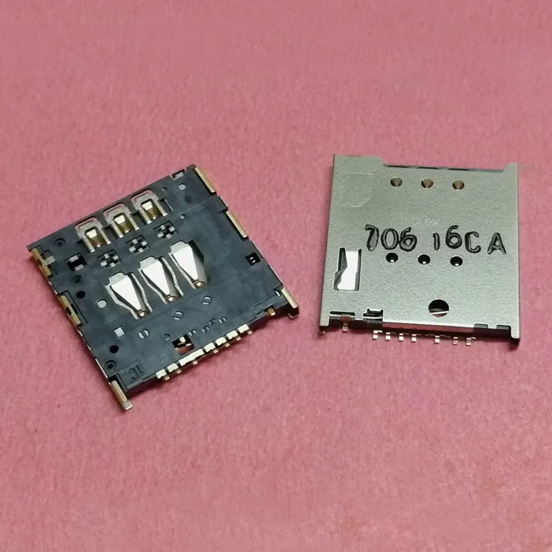 2 шт., разъём для устройства чтения Sim-карт Motorola MOTO XT890 MB886 XT912 XT907 XT830C XT917 XT910 XT937C 2 шт., разъём для устройства чтения Sim-карт Motorola MOTO XT890 MB886 XT912 XT907 XT830C XT917 XT910 XT937C