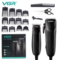vgr v 023 professional adjustable hair trimmer finishing usb rechargeable hair clipper for men hair cutting machine low noise