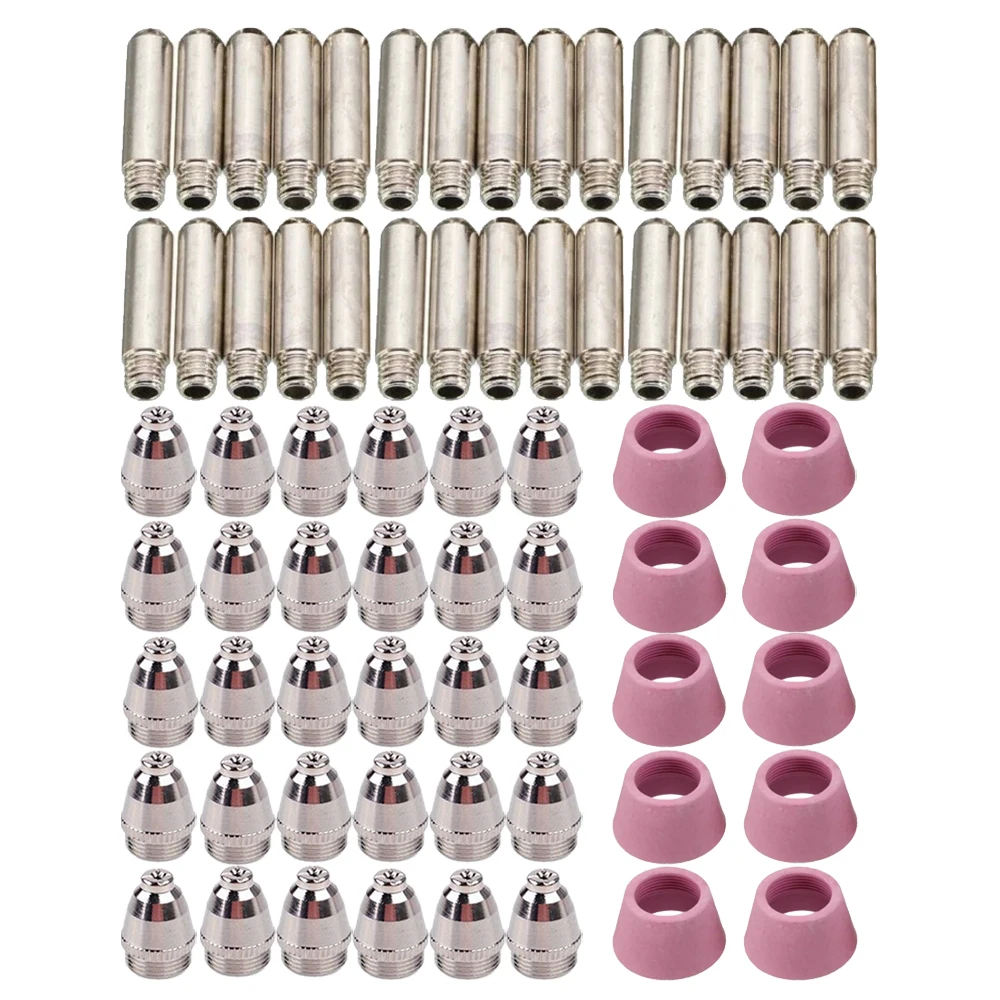 

70 pcs AG60 Plasma Cutting Accessories Kit Plasma Cutter Nozzle Electrode Torch Tips Electrode Consumable Cutter Kit