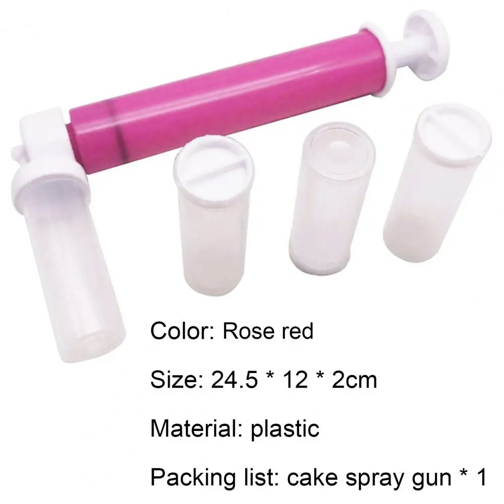 

HOT SALES!!! Cake Airbrush Lightweight Convenient Plastic Manual Dessert Decorator for Dessert House