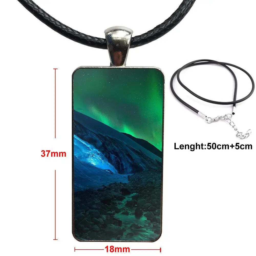 

For Women Brand Steel Color Jewelry Fashion Statement Necklace Glass Necklaces Pendants Aurora Australis Special Offer Luxury