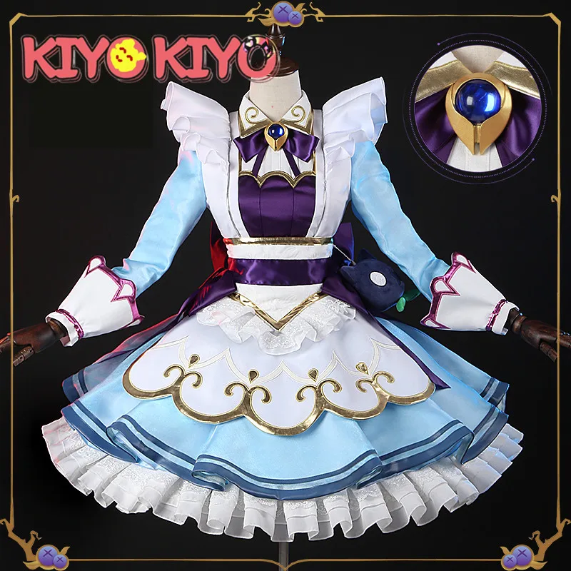 

KIYO-KIYO Game LOL Cafe Cutie Gwen New Skin Cosplay Costume Gwen Sweetheart Lovely Maid Dress female