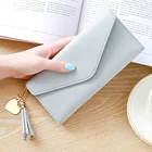 Длинный женский кошелек, женские кошельки, кошелек с кисточкой для монет, держатель для карт, кошельки, женский клатч из искусственной кожи, кошелек из искусственной кожи