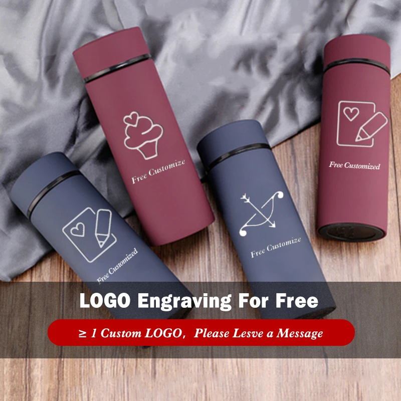 Вакуумная фляжка из нержавеющей стали с логотипом на заказ|Бутылки для воды| |