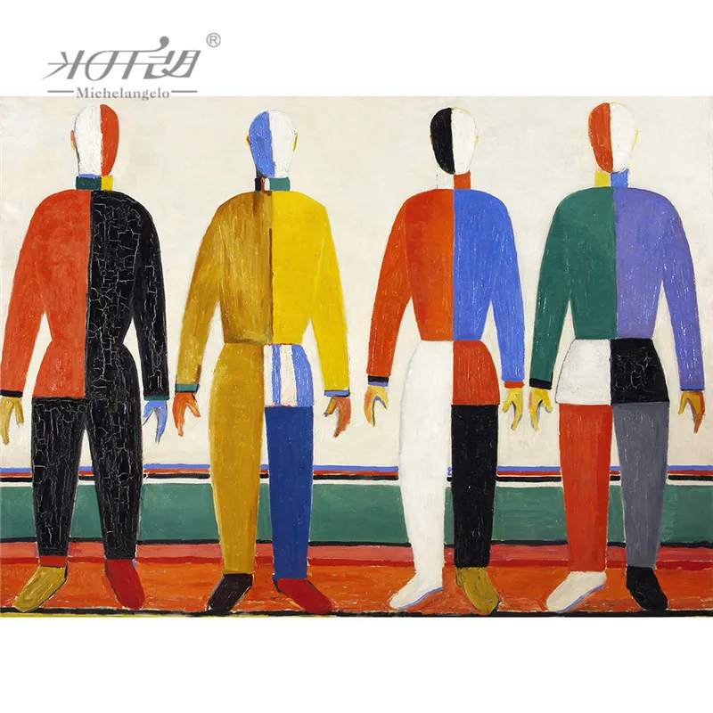 Деревянный пазл микеланжело 500 1000 деталей супрематизм художника Малевича