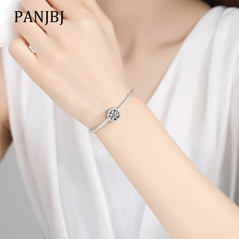 Подвески из стерлингового серебра 925 пробы с бусинами подходят к оригинальному