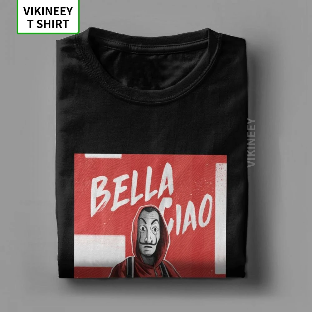 La Casa De Papel деньги Heist Slim Fit футболки для мужчин Bella Ciao с цифровым адресным