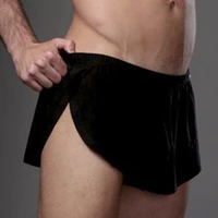 seamless men boxers luxury silk boxers underwear spandex 3d crotch boxer nylon underwear shorts slips