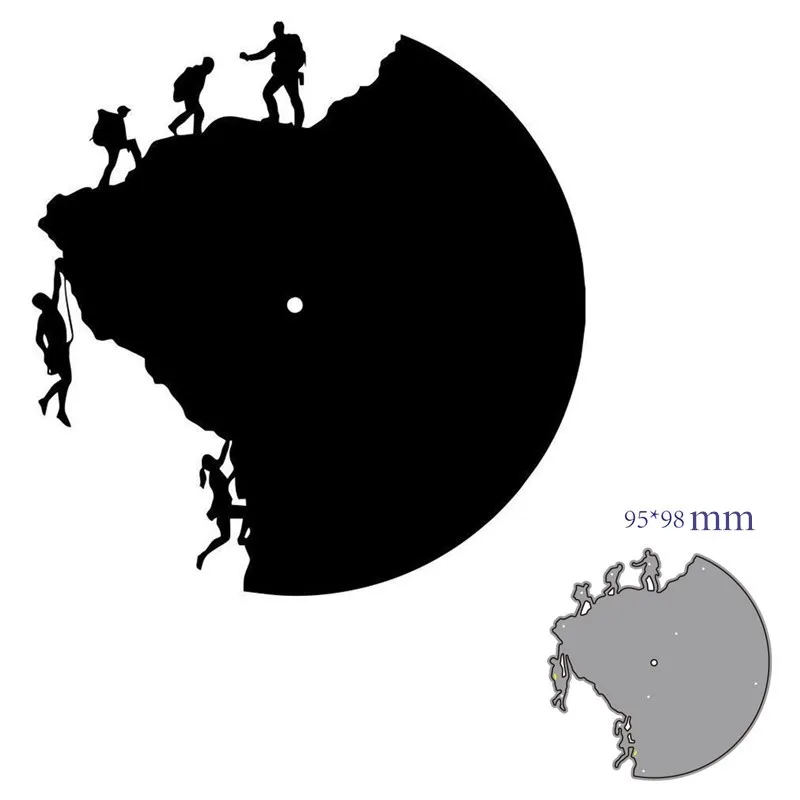 Металлические штампы для вырезания форма подъема украшение скрапбукинга бумаги