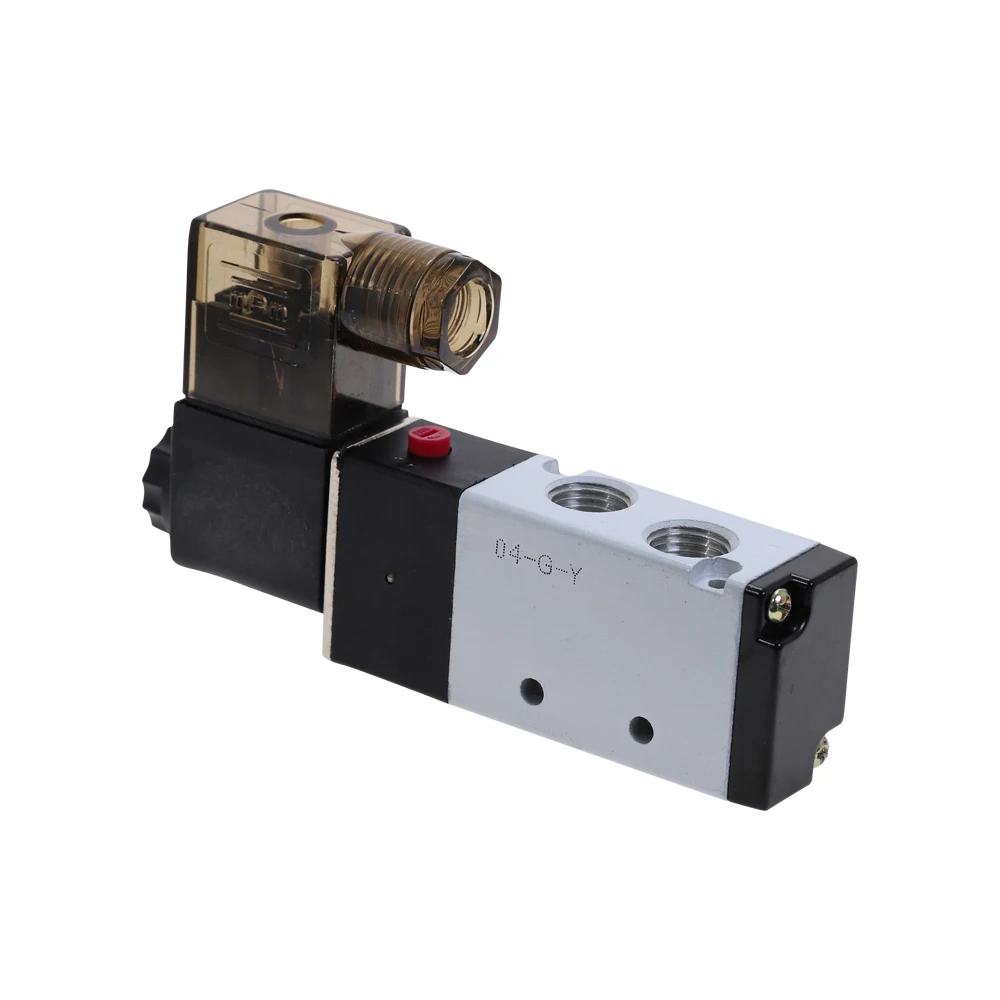 5 позиционный 2 Электрический электромагнитный клапан Airtac 4V210 08 постоянный ток 24 В