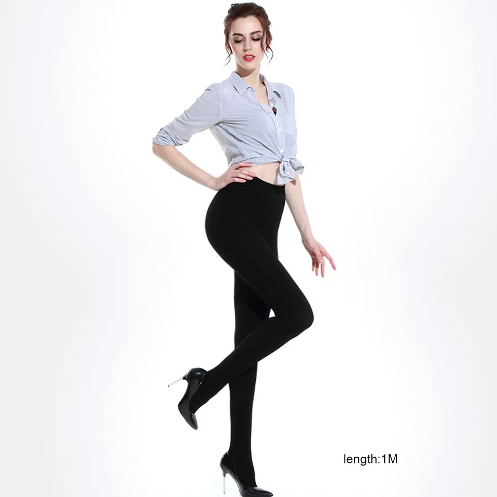 

Women Causal Velvet Solid Color Velvet Pantyhose Thick Elastic Stockings 200D Warm Opaque Tights Autumn Sock