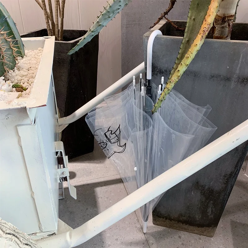 Прозрачный детский зонт с рисунком животного|paraguas transparente|winnie the pooh umbrellaumbrella children |