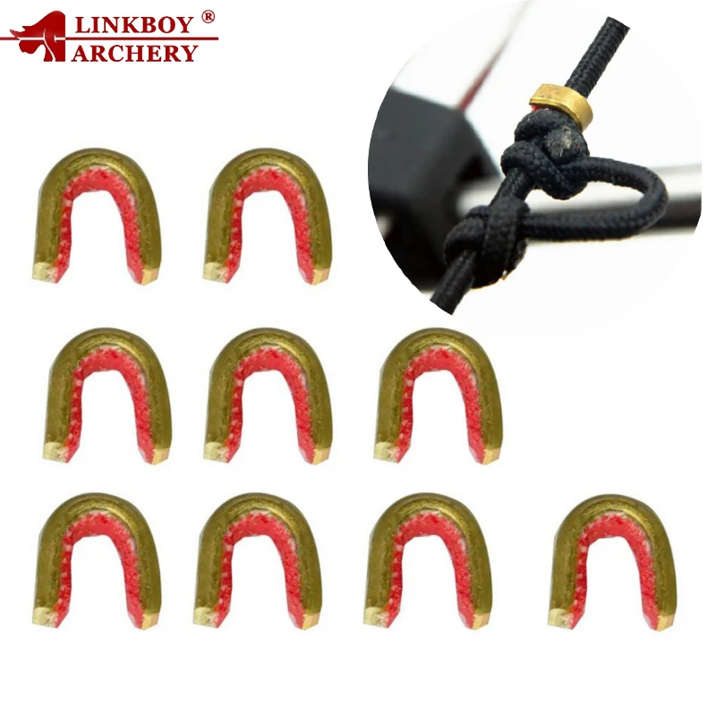 Монтажные Аксессуары для стрельбы из лука 6 шт. стрелы струны пряжка зажим набор