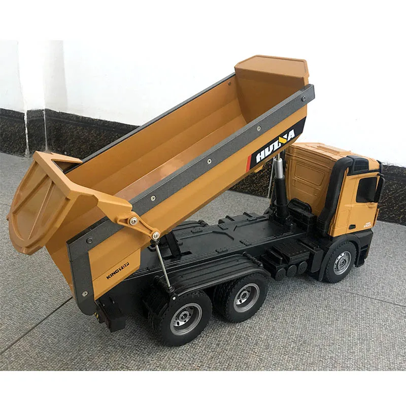 1/14 10CH самосвал из сплава с дистанционным управлением строительный автомобиль