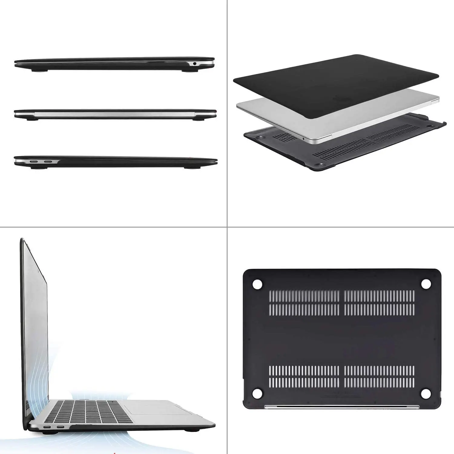 Чехол для ноутбука 2020 2021 Macbook Air Pro Retina 13 дюймов M1 A2337 A2338 15 A1502 A1425 A1398 жесткая матовая