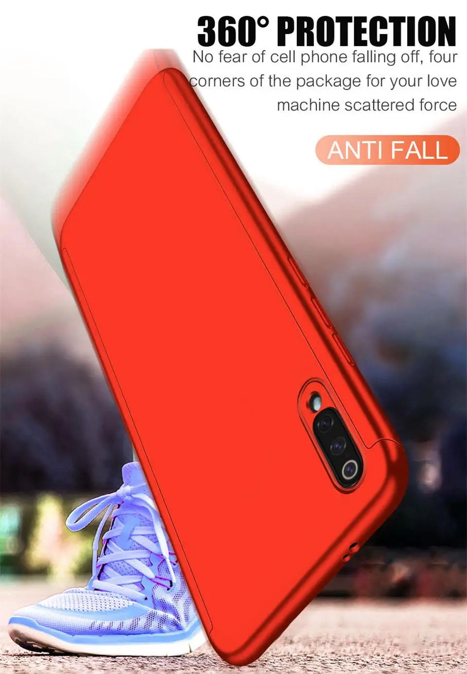 360 градусов противоударный чехол для телефона Xiaomi mi A2 A3 Lite 9T 9 SE CC9 CC9E Red mi 5plus K20 Note 5 6 7 Pro Чехол со стеклом