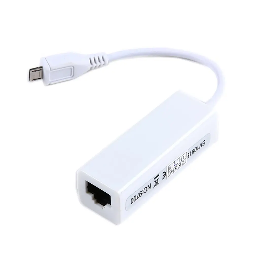 Micro USB 2 0 5 Pin к Ethernet 10/100 Мбит/с RJ45 сетевой адаптер LAN Карта для планшета|Сетевые