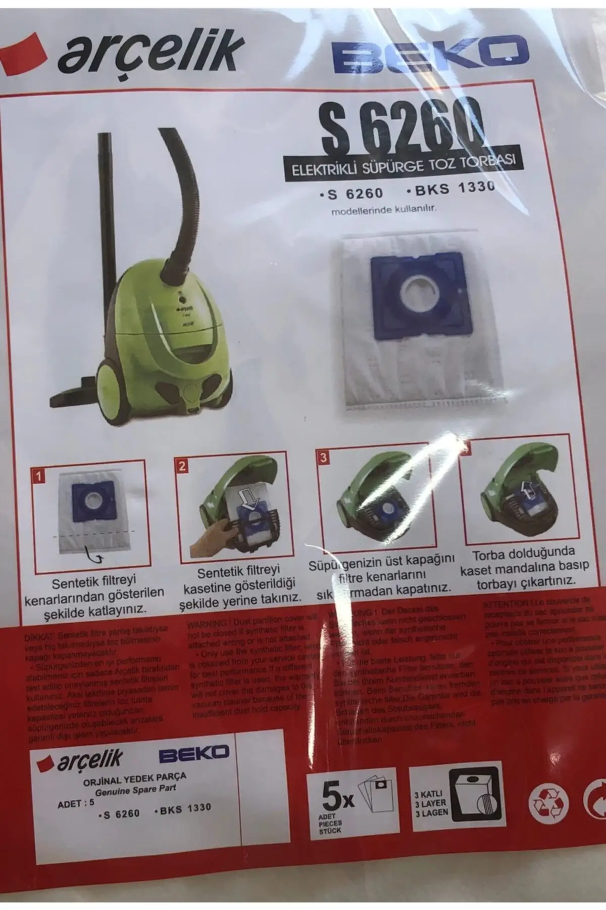 

MHK Parts Backhoe Compatible Powder Bag