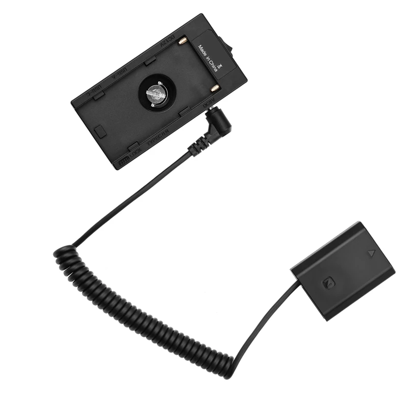 

NP-F970 F750 Батарея пластина Держатель адаптер с двумя USB портами, Интерфейс + FZ100 манекен Аккумуляторный соединитель для Sony A7 III/Melo III A7R