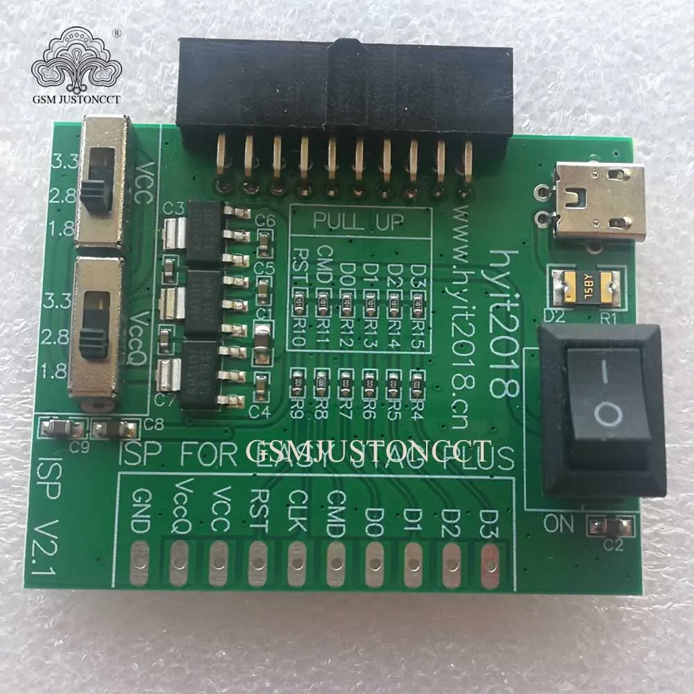 Адаптер eMMC ISP S-ISP инструмент для чтения и записи EMMC работает с Z3X Easy Jtag или UFI Box