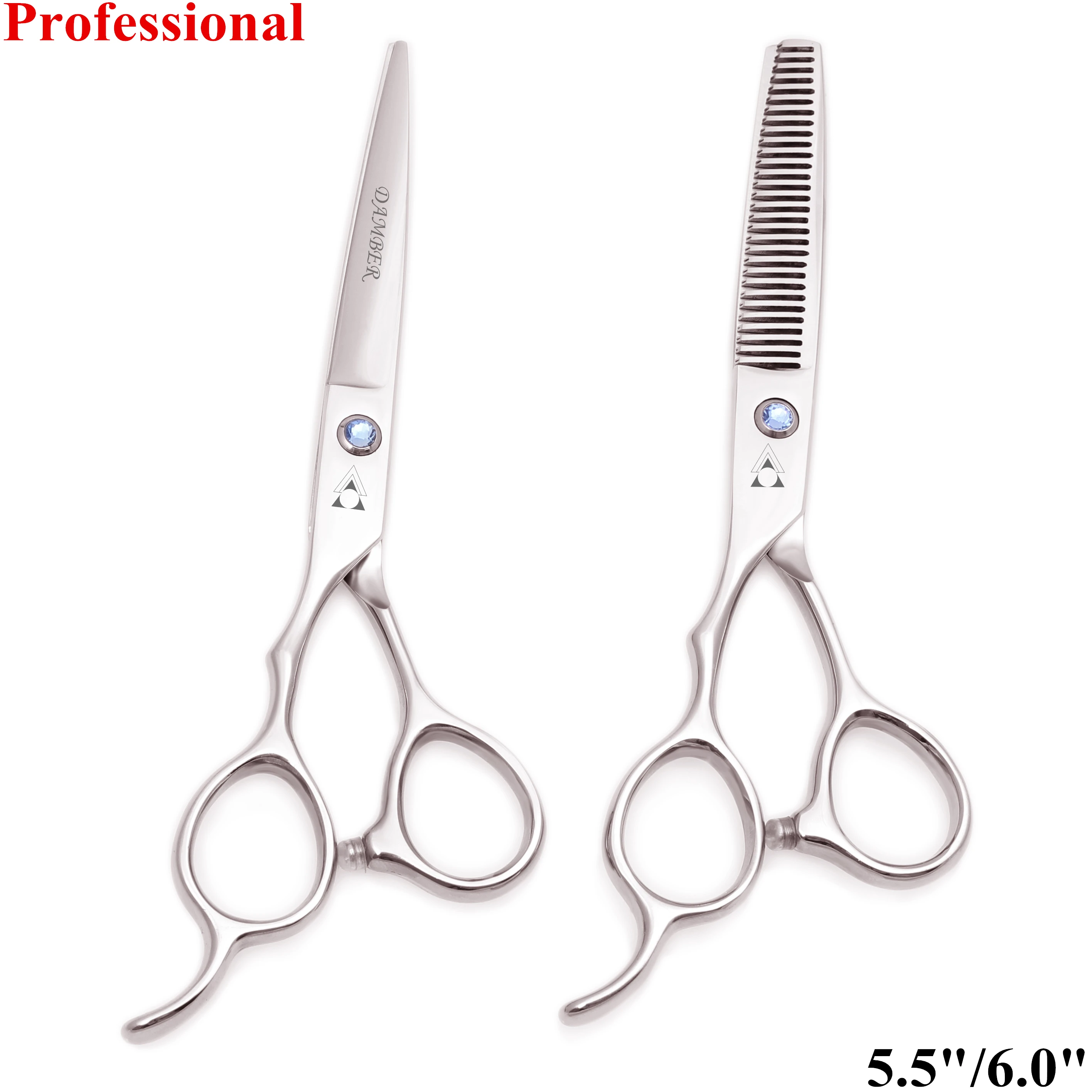 

5.5 6.0 Hair Scissors Left Hand Professional Hairdressing Scissors Barber Scissor Set Thinning Hair Cut Shears Hairdresser 8001#
